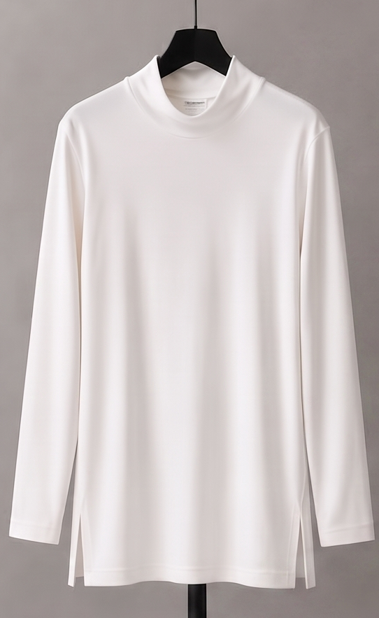 Longline Cotton Body Cover Top (white)
