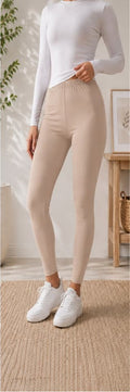 Everyday Modest Leggings (Beige)