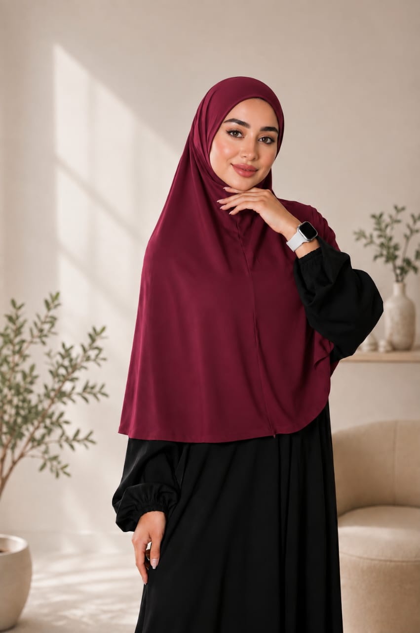 Australian Lycra One-Piece Instant Hijab.