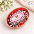 Black & white hijab pins