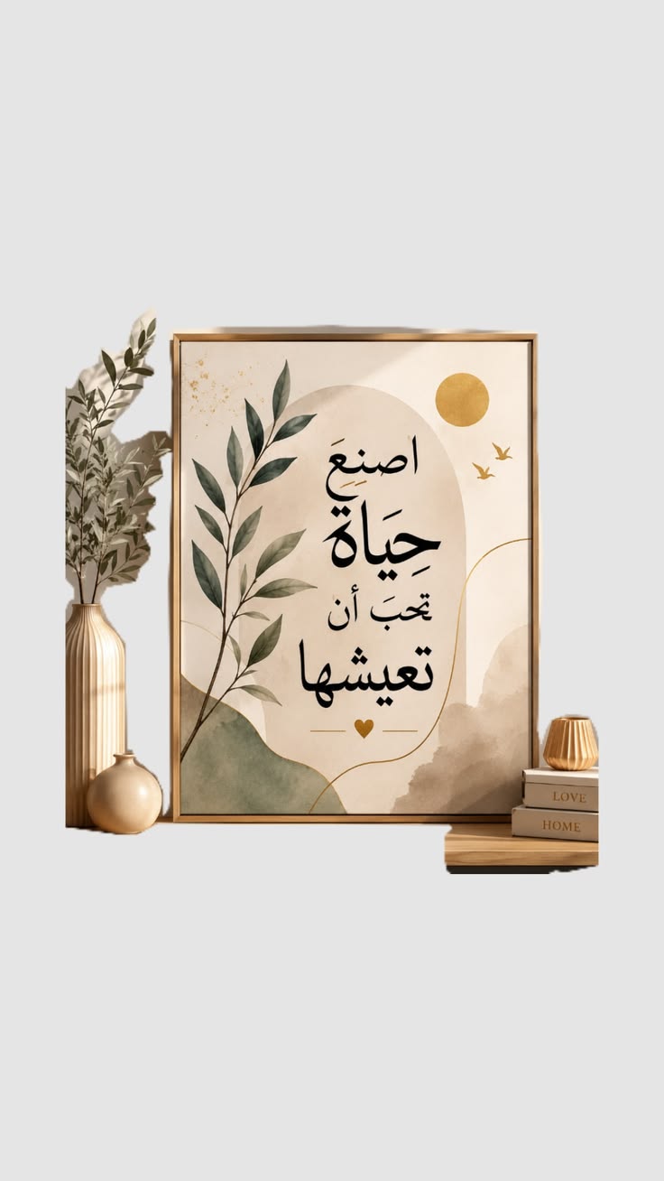A4 Bismillah Islamic Reminder Frame.