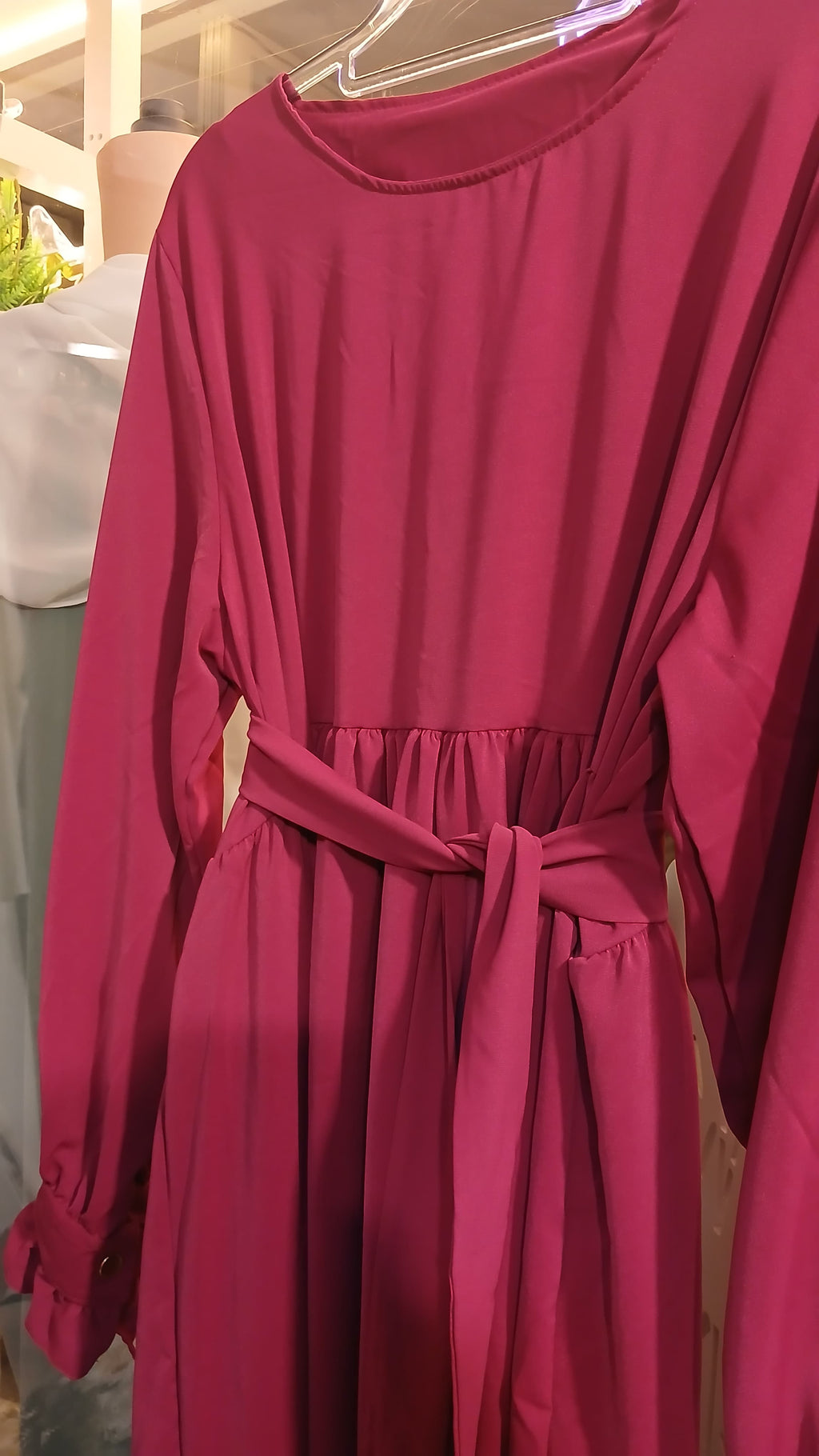 Summer Butter Crepe Maxi Dress.