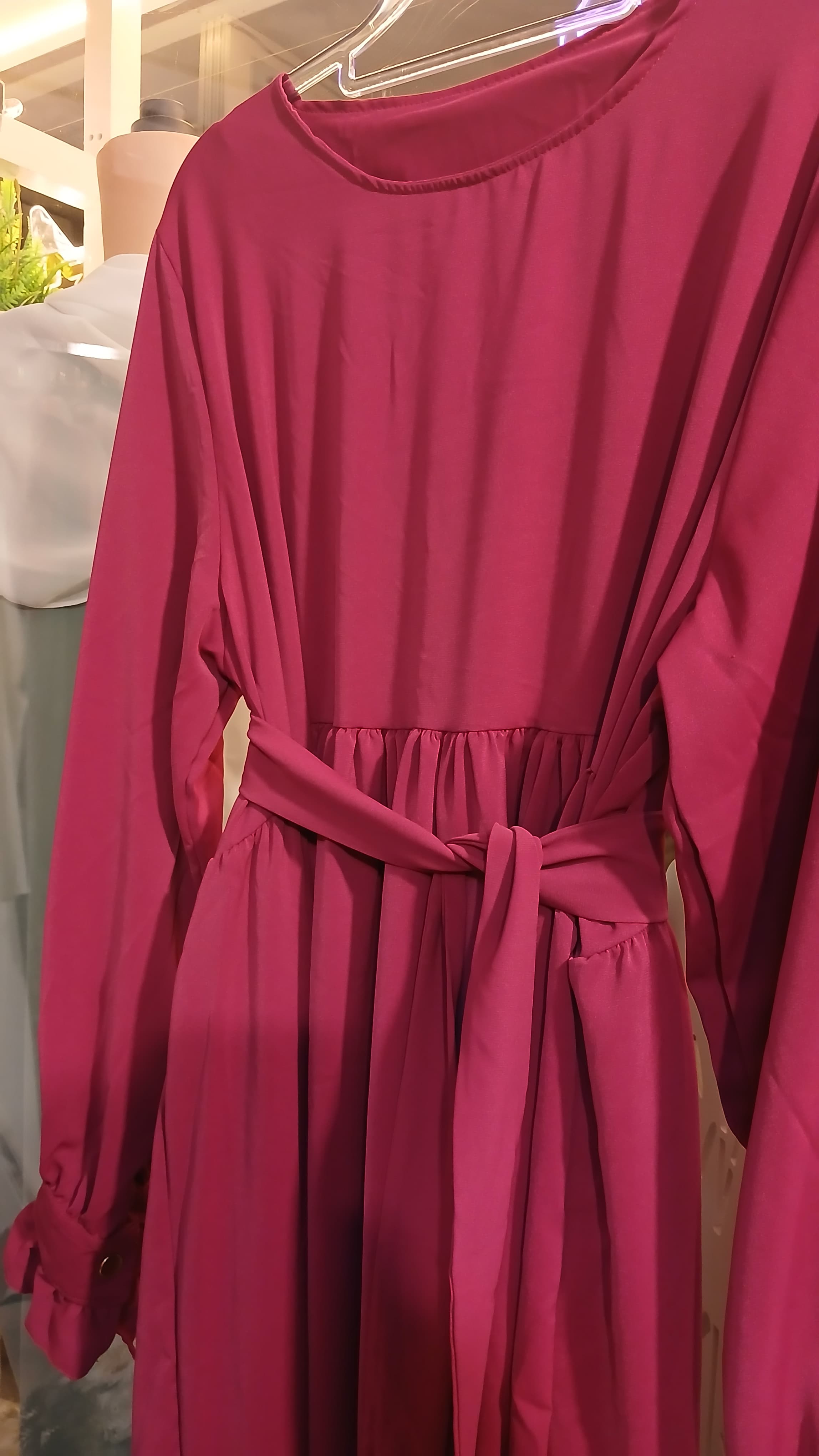 Summer Butter Crepe Maxi Dress.