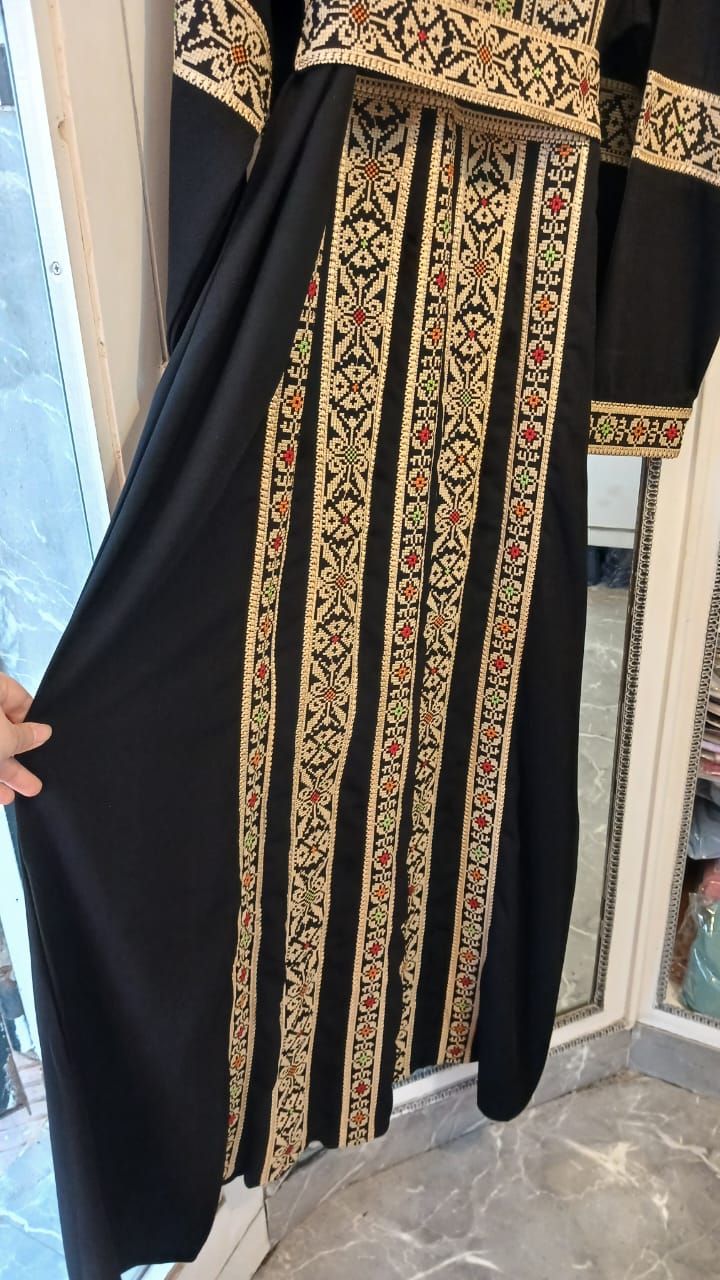 Embroidered Crepe Abaya.