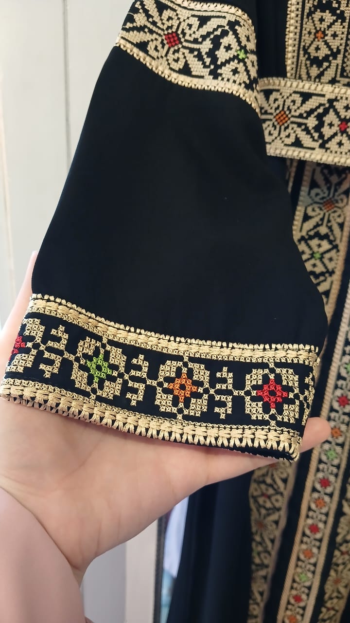 Embroidered Crepe Abaya.