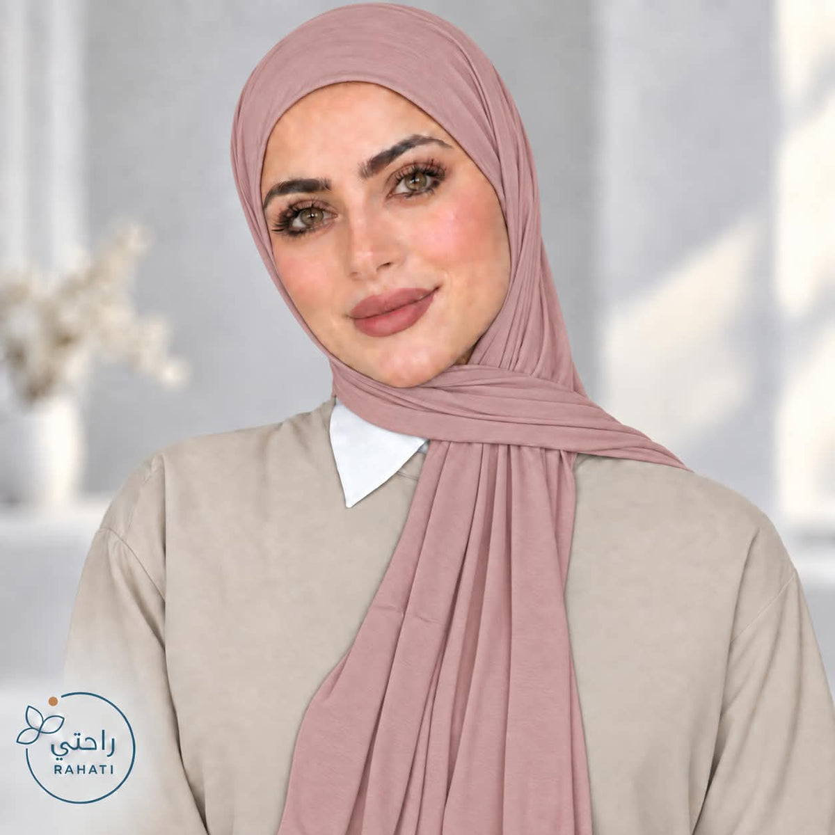 Kuwaiti Cotton Mini Hijab Scarf- 125*45 cm