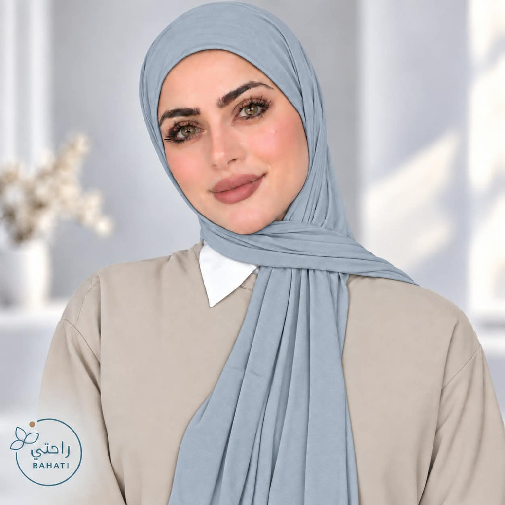 Kuwaiti Cotton Mini Hijab Scarf- 125*45 cm