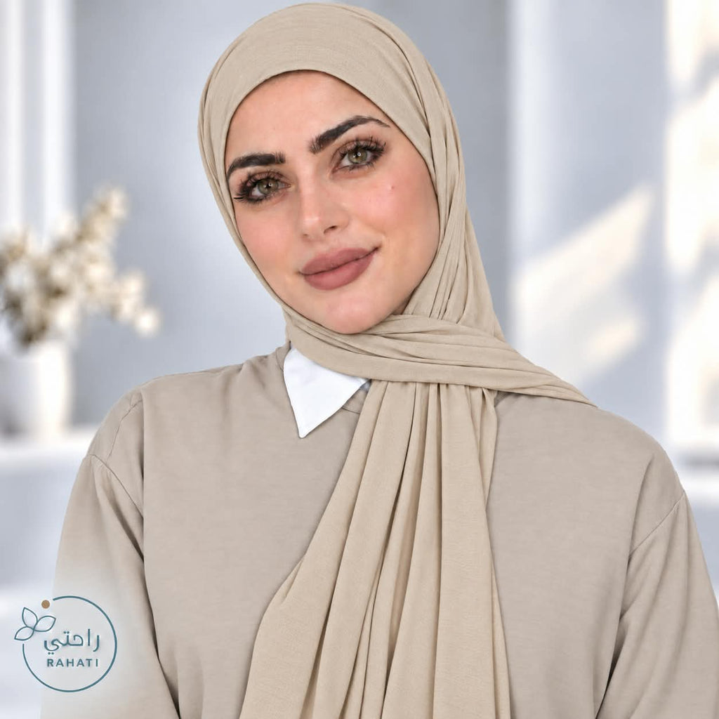 Kuwaiti Cotton Mini Hijab Scarf- 125*45 cm