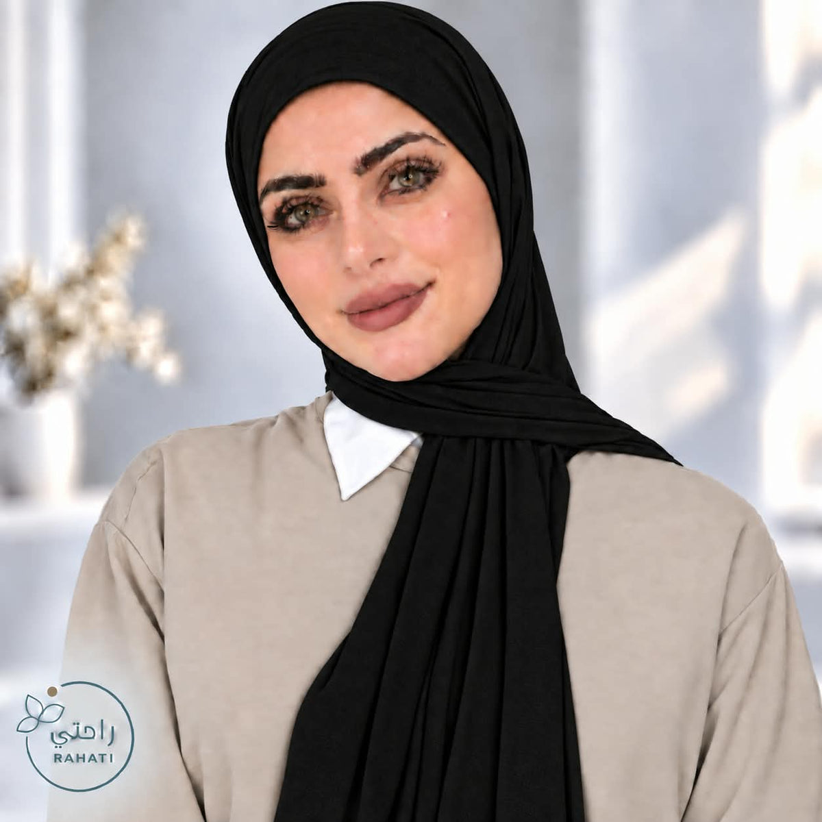 Kuwaiti Cotton Mini Hijab Scarf- 125*45 cm