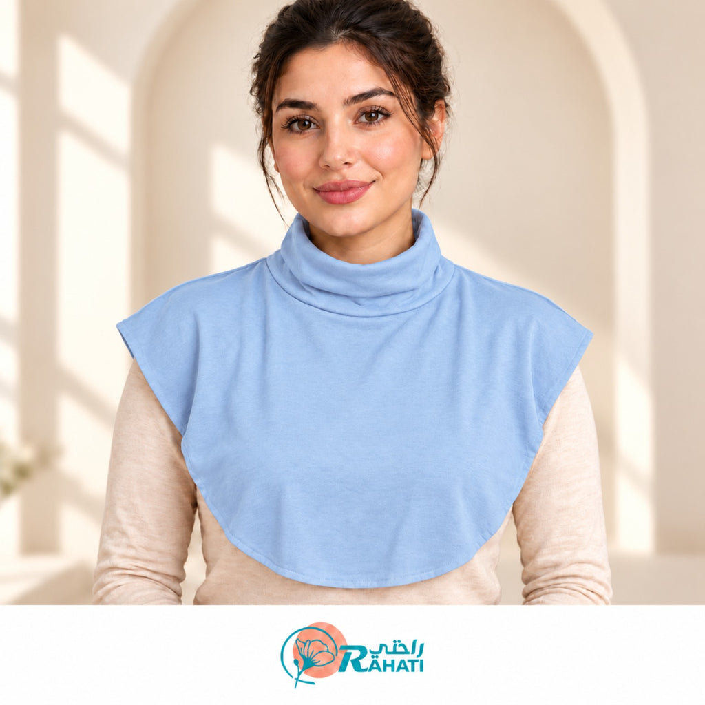 Cotton Neck Cover - Light Blue