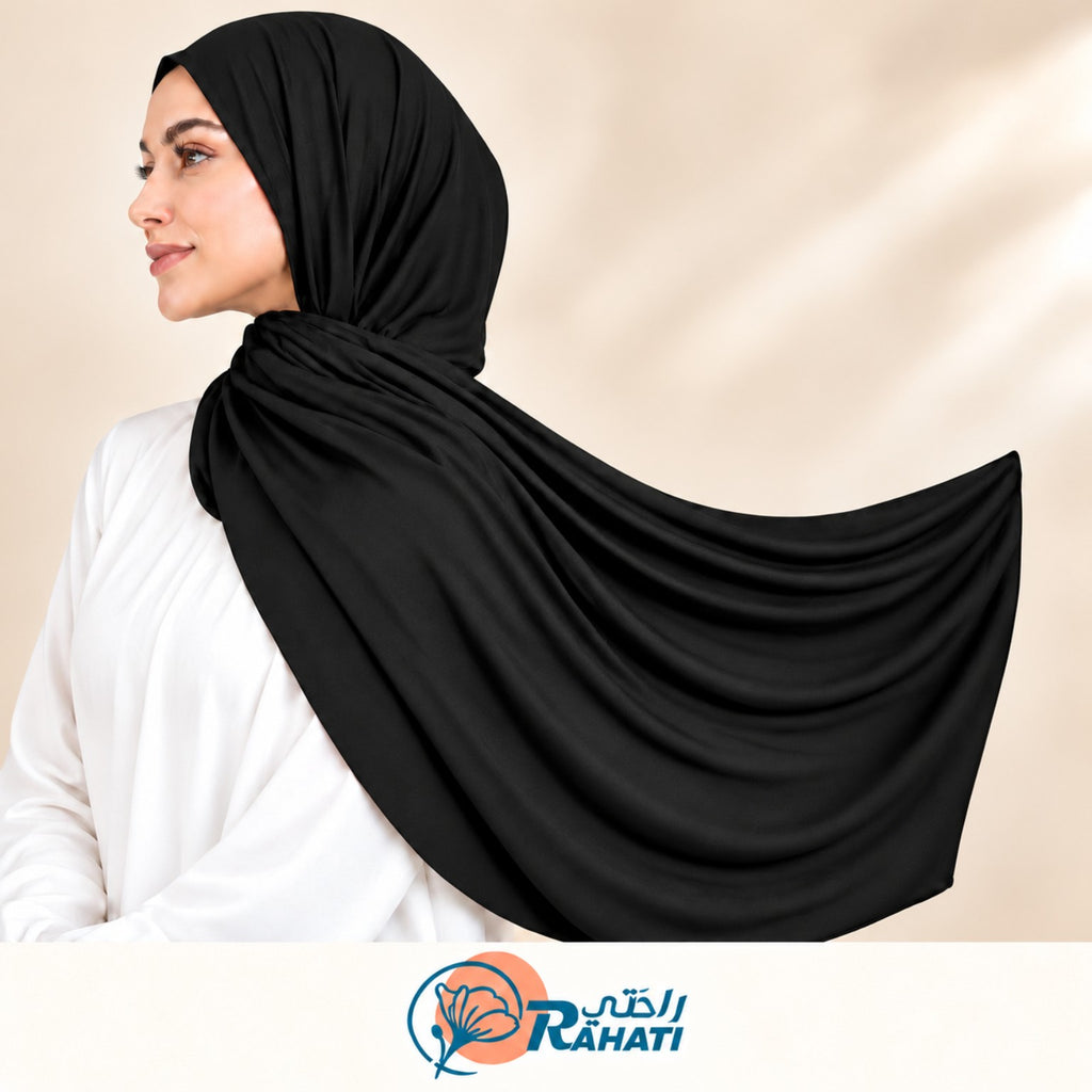 Egyptian Cotton Shawl - Black