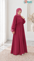 Summer Butter Crepe Maxi Dress.