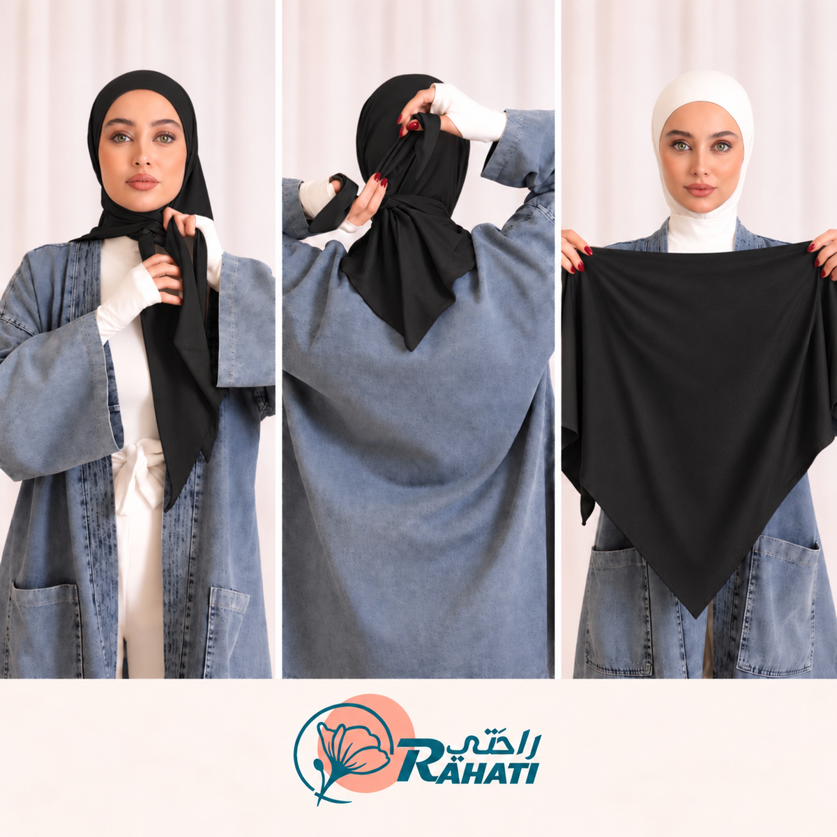 Triangle Cotton Hijab
