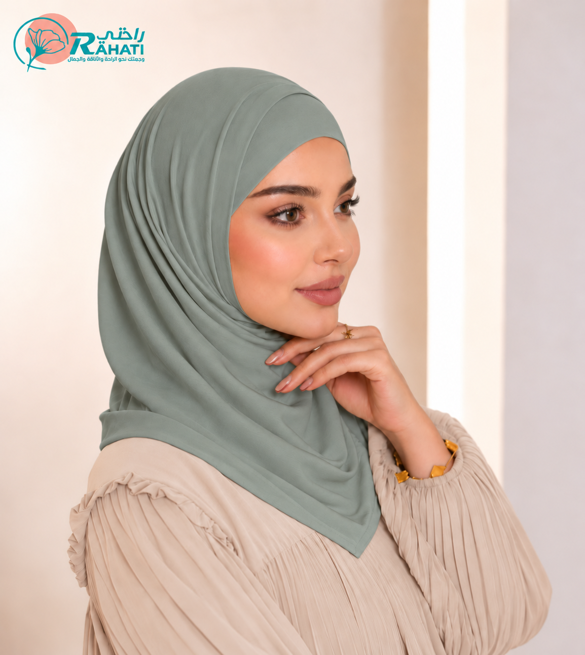 Premium 2-Piece Egyptian Cotton Hijab