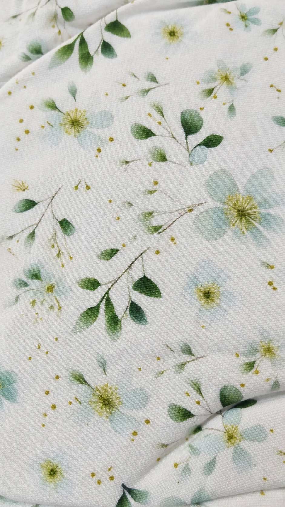Two-Piece Cotton Prayer Set – Green Floral