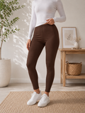 Everyday Modest Leggings (brown)